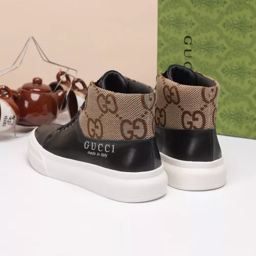 Cheap Gucci High Tops Shoes For Men #1373761 Replica Wholesale [$80.00 USD] [ITEM#1373761] on Replica Gucci High Tops Shoes