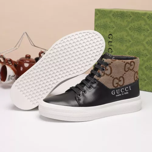 Cheap Gucci High Tops Shoes For Men #1373761 Replica Wholesale [$80.00 USD] [ITEM#1373761] on Replica Gucci High Tops Shoes