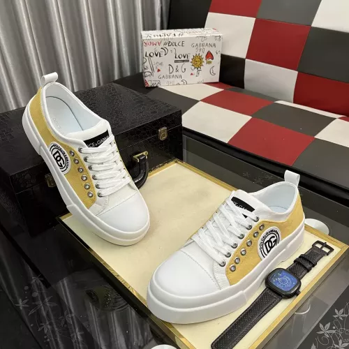Cheap Dolce &amp; Gabbana D&amp;G Casual Shoes For Men #1373807 Replica Wholesale [$80.00 USD] [ITEM#1373807] on Replica Dolce &amp; Gabbana D&amp;G Casual Shoes
