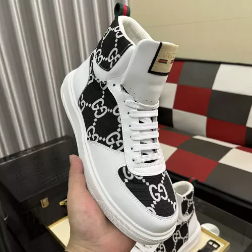 Cheap Gucci High Tops Shoes For Men #1373849 Replica Wholesale [$82.00 USD] [ITEM#1373849] on Replica Gucci High Tops Shoes