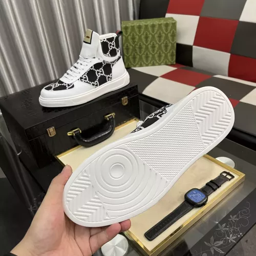Cheap Gucci High Tops Shoes For Men #1373849 Replica Wholesale [$82.00 USD] [ITEM#1373849] on Replica Gucci High Tops Shoes