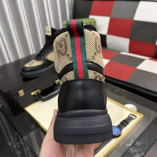 Cheap Gucci High Tops Shoes For Men #1373850 Replica Wholesale [$82.00 USD] [ITEM#1373850] on Replica Gucci High Tops Shoes