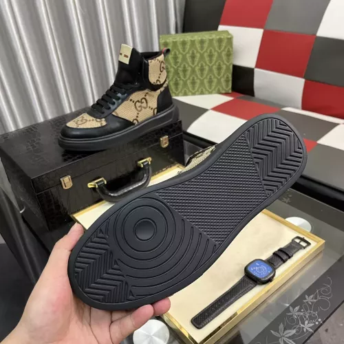 Cheap Gucci High Tops Shoes For Men #1373850 Replica Wholesale [$82.00 USD] [ITEM#1373850] on Replica Gucci High Tops Shoes