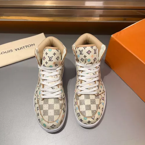 Cheap Louis Vuitton High Tops Shoes For Men #1373887 Replica Wholesale [$150.00 USD] [ITEM#1373887] on Replica Louis Vuitton High Tops Shoes