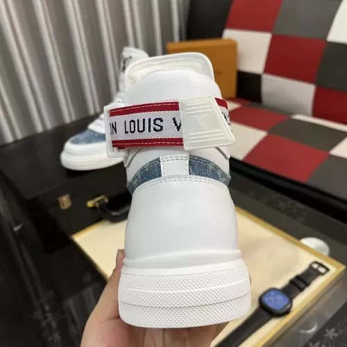 Cheap Louis Vuitton High Tops Shoes For Men #1374009 Replica Wholesale [$82.00 USD] [ITEM#1374009] on Replica Louis Vuitton High Tops Shoes
