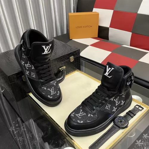 Cheap Louis Vuitton High Tops Shoes For Men #1374010 Replica Wholesale [$82.00 USD] [ITEM#1374010] on Replica Louis Vuitton High Tops Shoes