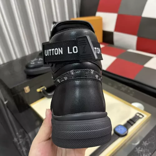 Cheap Louis Vuitton High Tops Shoes For Men #1374010 Replica Wholesale [$82.00 USD] [ITEM#1374010] on Replica Louis Vuitton High Tops Shoes