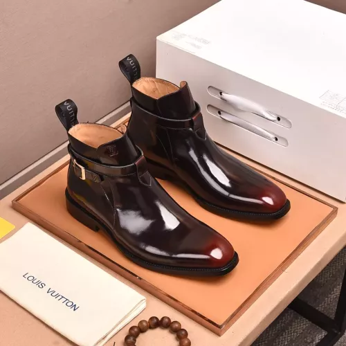 Cheap Louis Vuitton Boots For Men #1374017 Replica Wholesale [$125.00 USD] [ITEM#1374017] on Replica Louis Vuitton Boots
