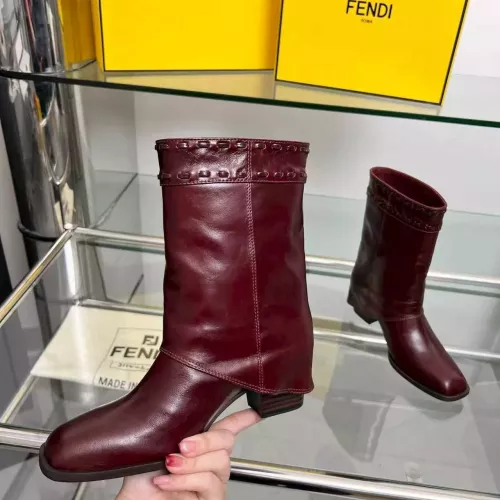 Cheap Fendi Fashion Boots For Women #1374039 Replica Wholesale [$145.00 USD] [ITEM#1374039] on Replica Fendi Fashion Boots