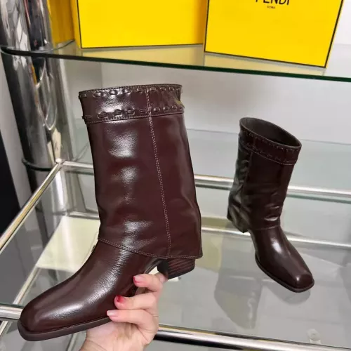 Cheap Fendi Fashion Boots For Women #1374040 Replica Wholesale [$145.00 USD] [ITEM#1374040] on Replica Fendi Fashion Boots