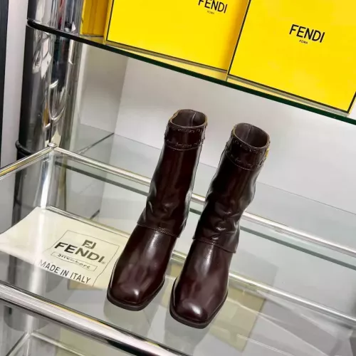 Cheap Fendi Fashion Boots For Women #1374040 Replica Wholesale [$145.00 USD] [ITEM#1374040] on Replica Fendi Fashion Boots
