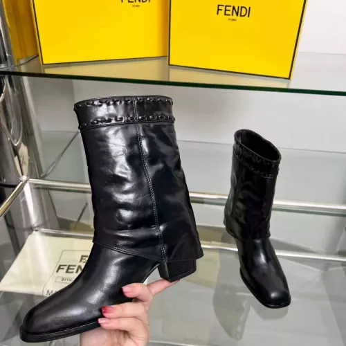 Cheap Fendi Fashion Boots For Women #1374041 Replica Wholesale [$145.00 USD] [ITEM#1374041] on Replica Fendi Fashion Boots