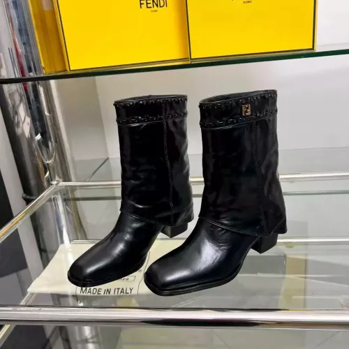 Cheap Fendi Fashion Boots For Women #1374041 Replica Wholesale [$145.00 USD] [ITEM#1374041] on Replica Fendi Fashion Boots