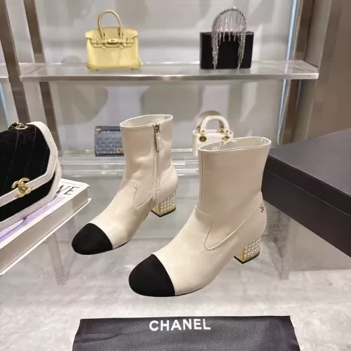 Cheap Chanel Boots For Women #1374049 Replica Wholesale [$125.00 USD] [ITEM#1374049] on Replica Chanel Boots
