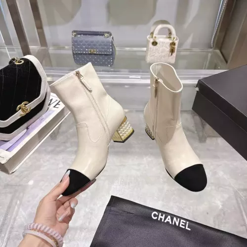 Cheap Chanel Boots For Women #1374049 Replica Wholesale [$125.00 USD] [ITEM#1374049] on Replica Chanel Boots