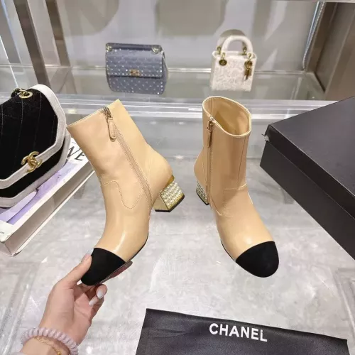 Cheap Chanel Boots For Women #1374050 Replica Wholesale [$125.00 USD] [ITEM#1374050] on Replica Chanel Boots