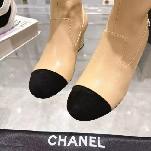 Cheap Chanel Boots For Women #1374050 Replica Wholesale [$125.00 USD] [ITEM#1374050] on Replica Chanel Boots