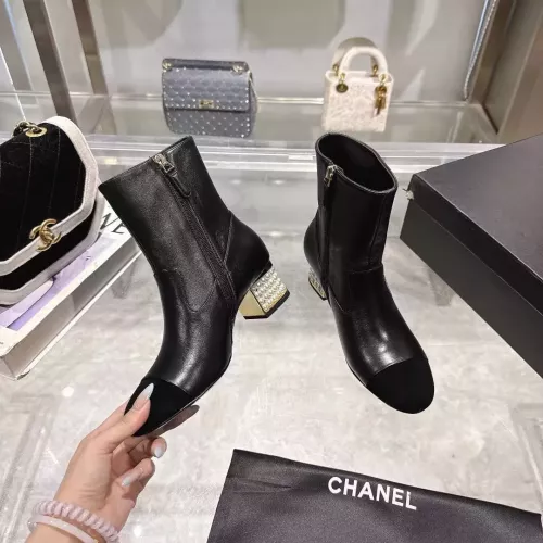 Cheap Chanel Boots For Women #1374051 Replica Wholesale [$125.00 USD] [ITEM#1374051] on Replica Chanel Boots