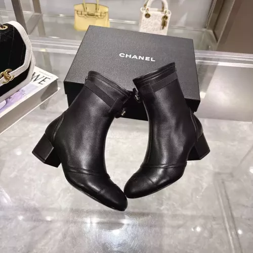 Cheap Chanel Boots For Women #1374053 Replica Wholesale [$125.00 USD] [ITEM#1374053] on Replica Chanel Boots