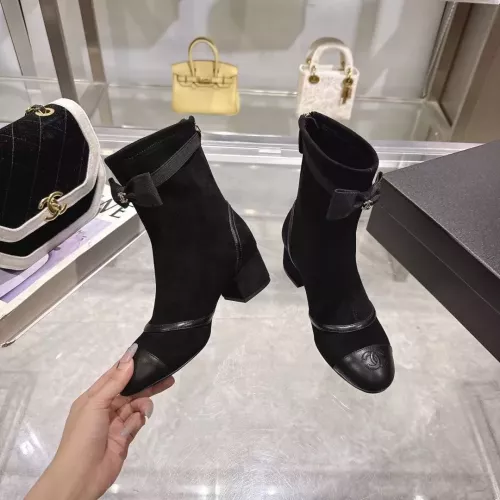 Cheap Chanel Boots For Women #1374054 Replica Wholesale [$125.00 USD] [ITEM#1374054] on Replica Chanel Boots
