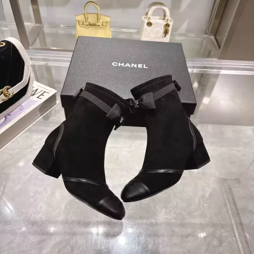 Cheap Chanel Boots For Women #1374054 Replica Wholesale [$125.00 USD] [ITEM#1374054] on Replica Chanel Boots