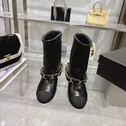Cheap Chanel Boots For Women #1374055 Replica Wholesale [$140.00 USD] [ITEM#1374055] on Replica Chanel Boots