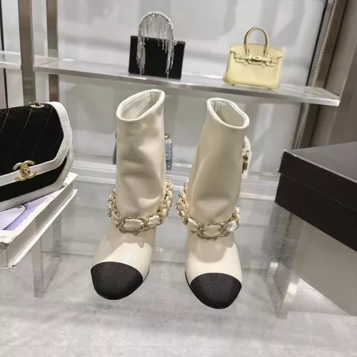 Cheap Chanel Boots For Women #1374056 Replica Wholesale [$140.00 USD] [ITEM#1374056] on Replica Chanel Boots