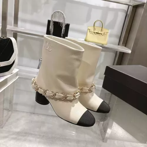 Cheap Chanel Boots For Women #1374056 Replica Wholesale [$140.00 USD] [ITEM#1374056] on Replica Chanel Boots