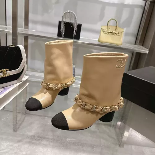 Cheap Chanel Boots For Women #1374057 Replica Wholesale [$140.00 USD] [ITEM#1374057] on Replica Chanel Boots