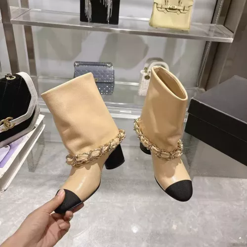 Cheap Chanel Boots For Women #1374057 Replica Wholesale [$140.00 USD] [ITEM#1374057] on Replica Chanel Boots
