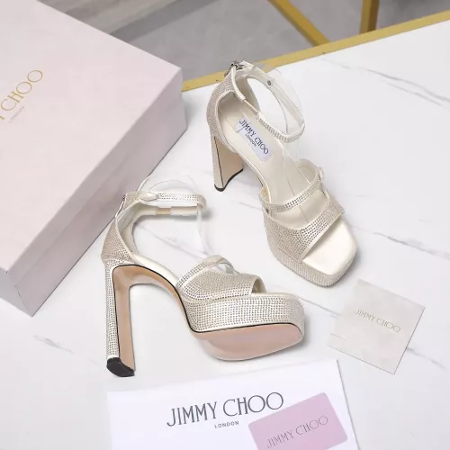 Cheap Jimmy Choo Sandals For Women #1374061 Replica Wholesale [$130.00 USD] [ITEM#1374061] on Replica Jimmy Choo Sandals
