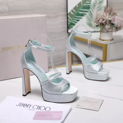 Cheap Jimmy Choo Sandals For Women #1374063 Replica Wholesale [$130.00 USD] [ITEM#1374063] on Replica Jimmy Choo Sandals
