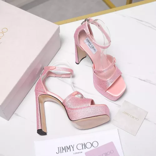 Cheap Jimmy Choo Sandals For Women #1374064 Replica Wholesale [$130.00 USD] [ITEM#1374064] on Replica Jimmy Choo Sandals