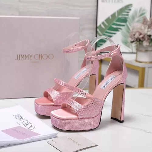 Cheap Jimmy Choo Sandals For Women #1374064 Replica Wholesale [$130.00 USD] [ITEM#1374064] on Replica Jimmy Choo Sandals