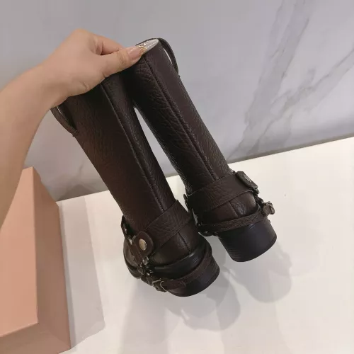 Cheap MIU MIU Boots For Women #1374067 Replica Wholesale [$145.00 USD] [ITEM#1374067] on Replica MIU MIU Boots