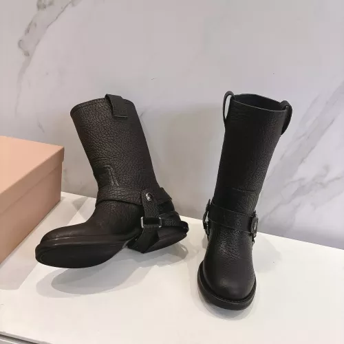 Cheap MIU MIU Boots For Women #1374068 Replica Wholesale [$145.00 USD] [ITEM#1374068] on Replica MIU MIU Boots