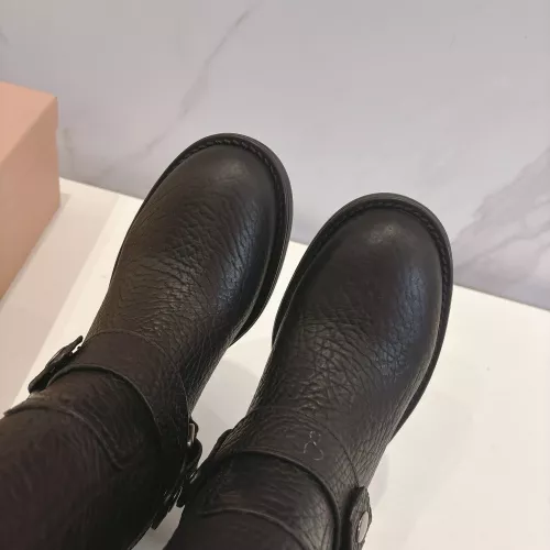 Cheap MIU MIU Boots For Women #1374068 Replica Wholesale [$145.00 USD] [ITEM#1374068] on Replica MIU MIU Boots