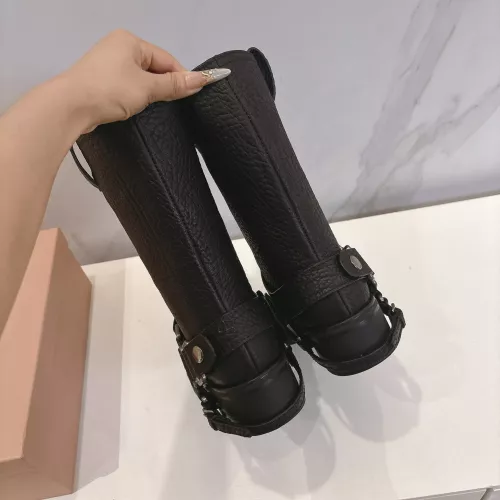 Cheap MIU MIU Boots For Women #1374068 Replica Wholesale [$145.00 USD] [ITEM#1374068] on Replica MIU MIU Boots