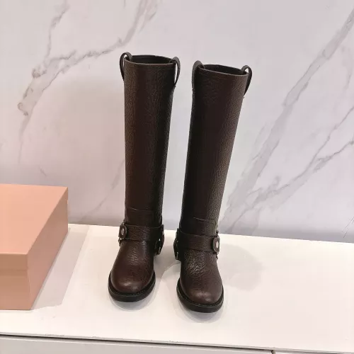 Cheap MIU MIU Boots For Women #1374069 Replica Wholesale [$182.00 USD] [ITEM#1374069] on Replica MIU MIU Boots
