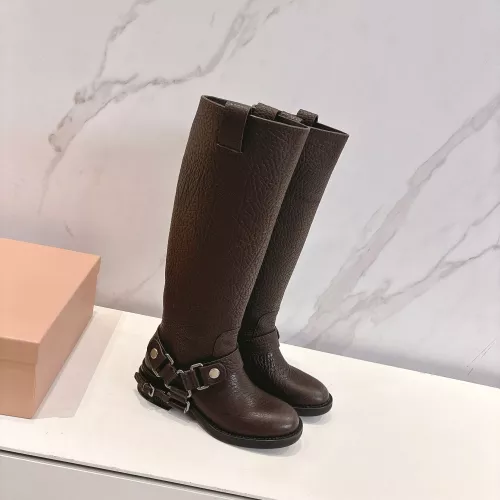Cheap MIU MIU Boots For Women #1374069 Replica Wholesale [$182.00 USD] [ITEM#1374069] on Replica MIU MIU Boots