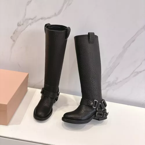 Cheap MIU MIU Boots For Women #1374070 Replica Wholesale [$182.00 USD] [ITEM#1374070] on Replica MIU MIU Boots
