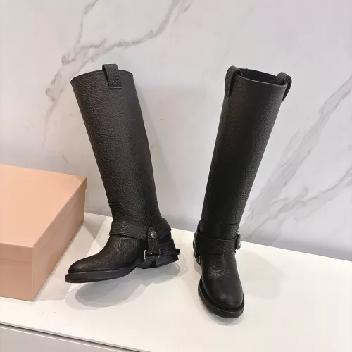Cheap MIU MIU Boots For Women #1374070 Replica Wholesale [$182.00 USD] [ITEM#1374070] on Replica MIU MIU Boots