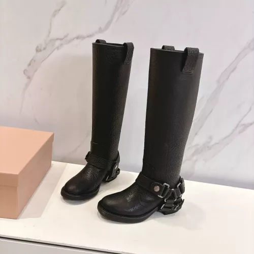 Cheap MIU MIU Boots For Women #1374070 Replica Wholesale [$182.00 USD] [ITEM#1374070] on Replica MIU MIU Boots