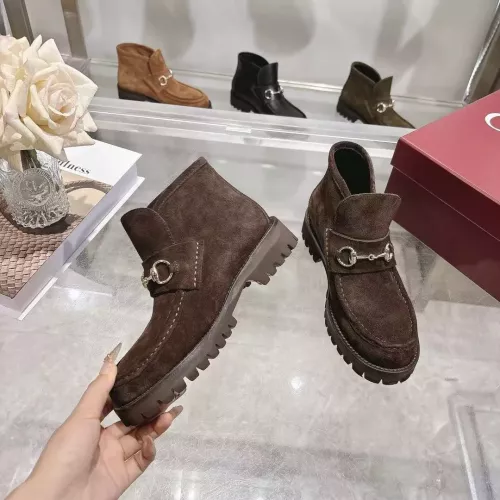 Cheap Gucci Boots For Women #1374073 Replica Wholesale [$125.00 USD] [ITEM#1374073] on Replica Gucci Boots
