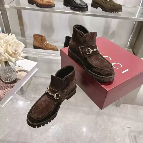 Cheap Gucci Boots For Women #1374073 Replica Wholesale [$125.00 USD] [ITEM#1374073] on Replica Gucci Boots