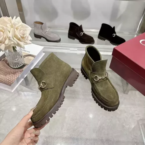 Cheap Gucci Boots For Women #1374074 Replica Wholesale [$125.00 USD] [ITEM#1374074] on Replica Gucci Boots