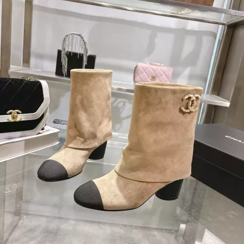 Cheap Chanel Boots For Women #1374083 Replica Wholesale [$132.00 USD] [ITEM#1374083] on Replica Chanel Boots