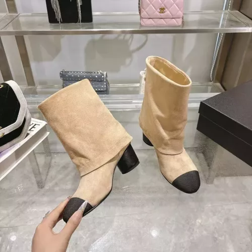 Cheap Chanel Boots For Women #1374083 Replica Wholesale [$132.00 USD] [ITEM#1374083] on Replica Chanel Boots