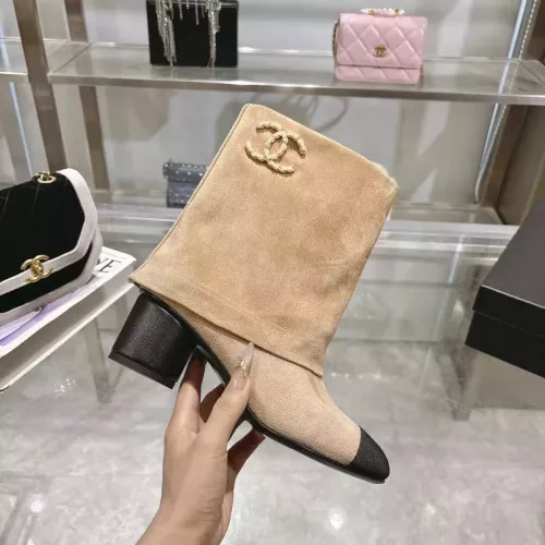 Cheap Chanel Boots For Women #1374083 Replica Wholesale [$132.00 USD] [ITEM#1374083] on Replica Chanel Boots