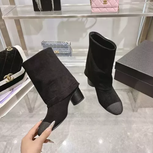 Cheap Chanel Boots For Women #1374084 Replica Wholesale [$132.00 USD] [ITEM#1374084] on Replica Chanel Boots
